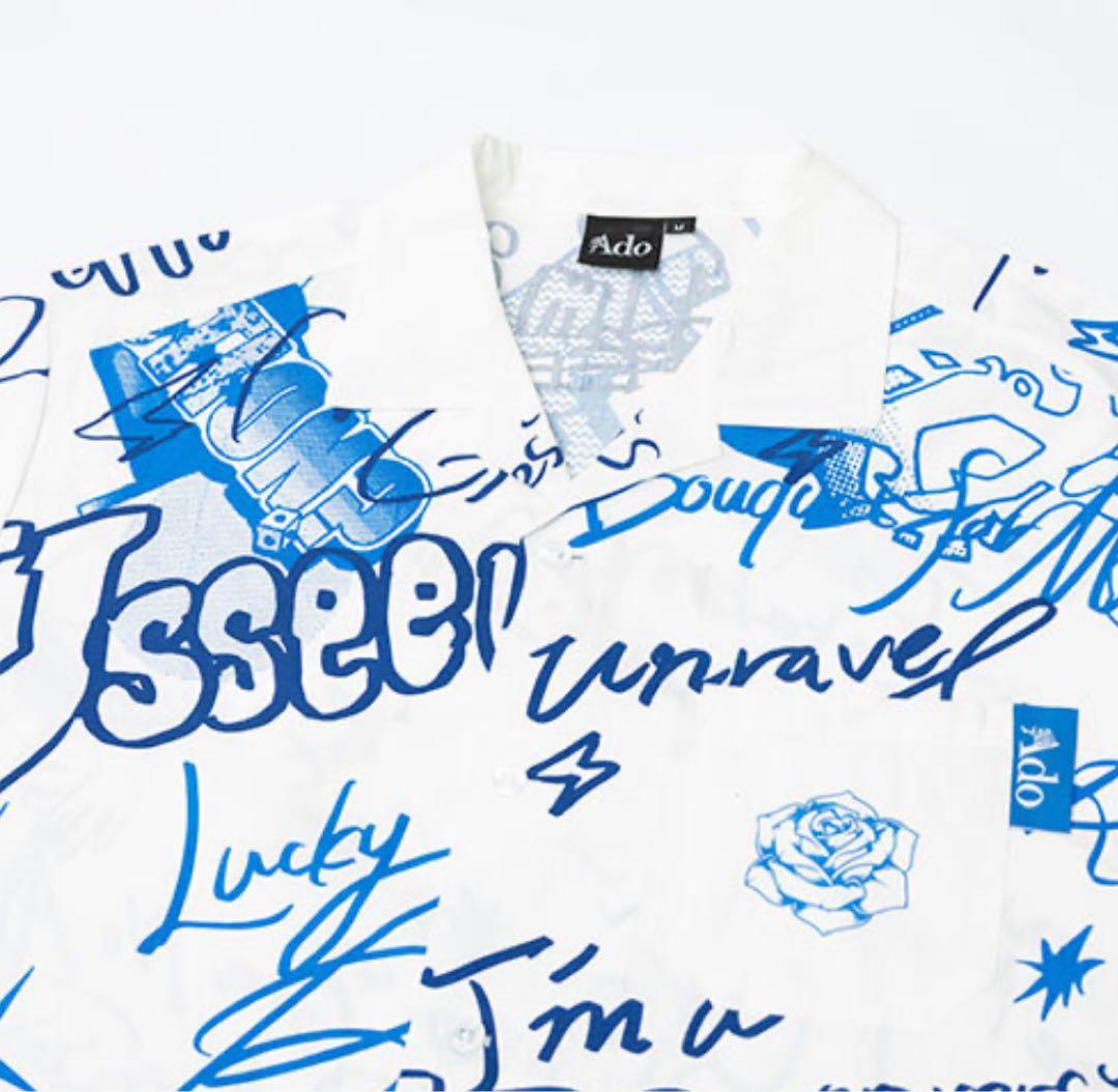 新品未開封　Ado 5th ポップアップストア　オープンカラーシャツ Lサイズ