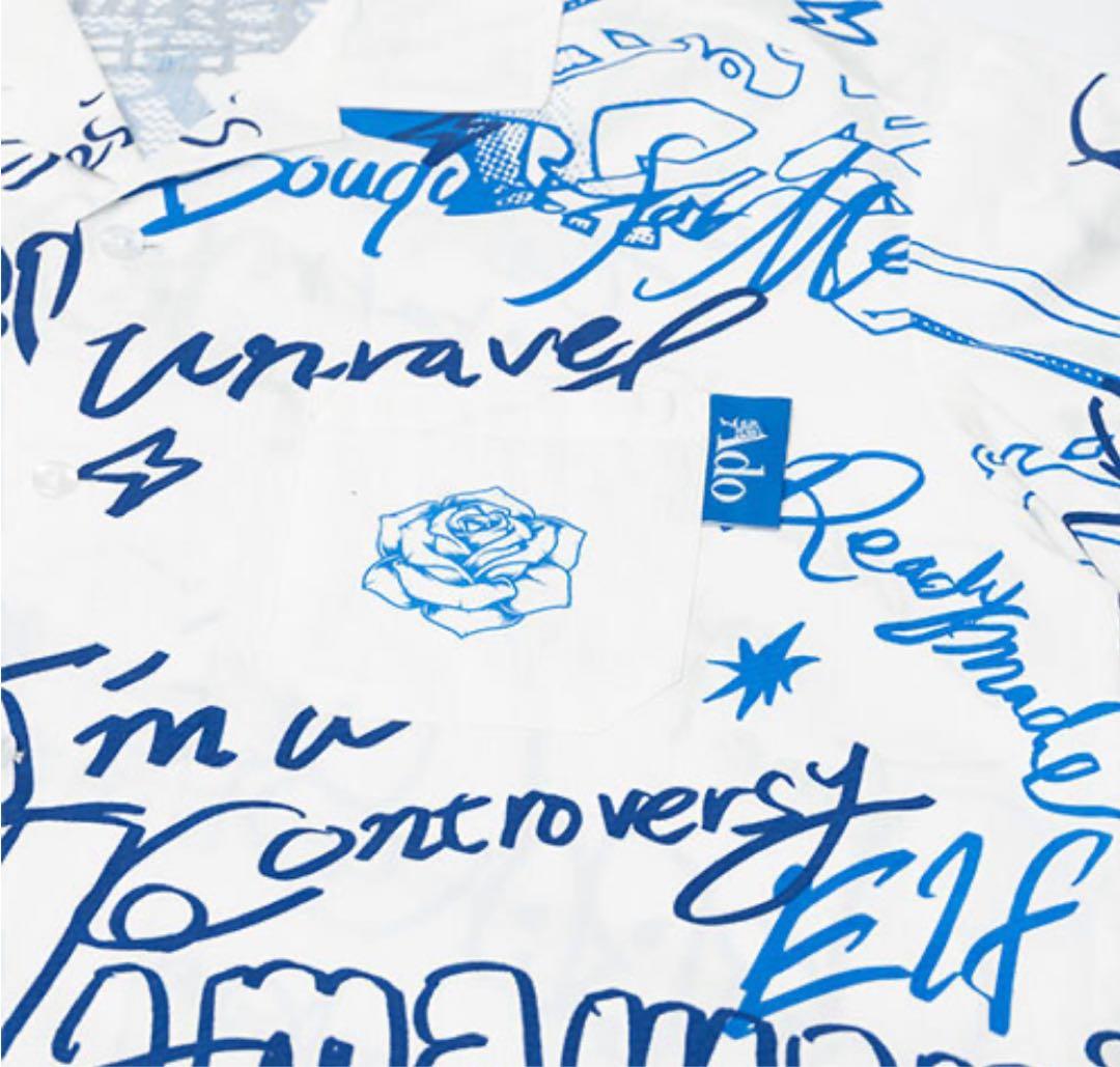 新品未開封　Ado 5th ポップアップストア　オープンカラーシャツ Lサイズ