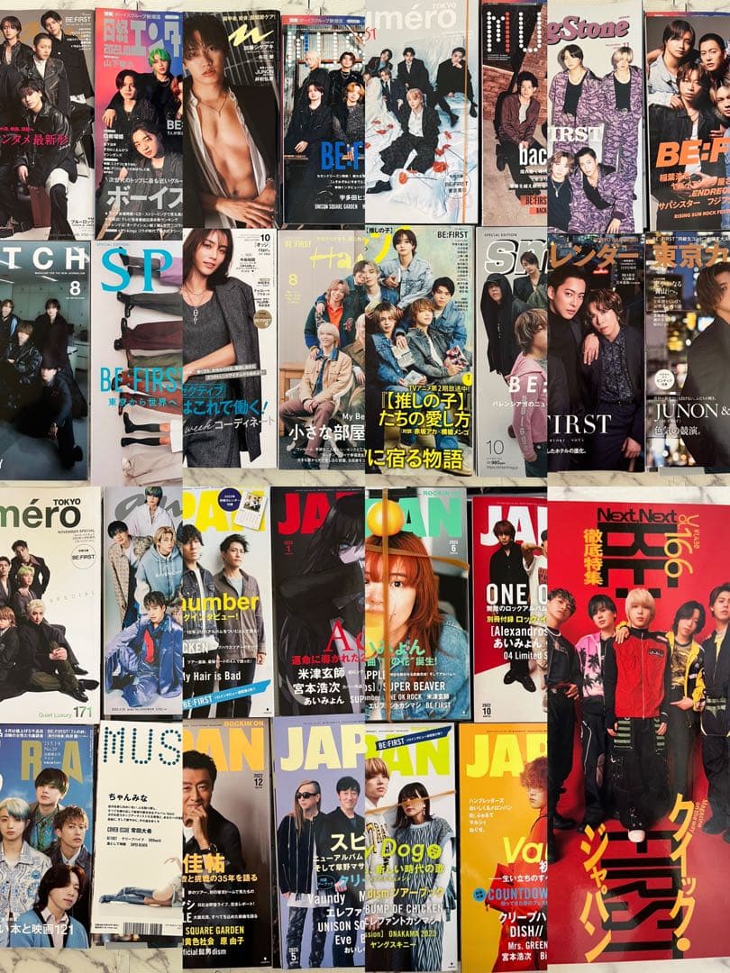 BE:FIRST Tシャツ等90点以上まとめ売り