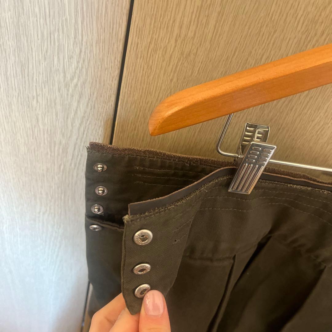 プラダスポーツ　プリーツスカート サイドボタン付き