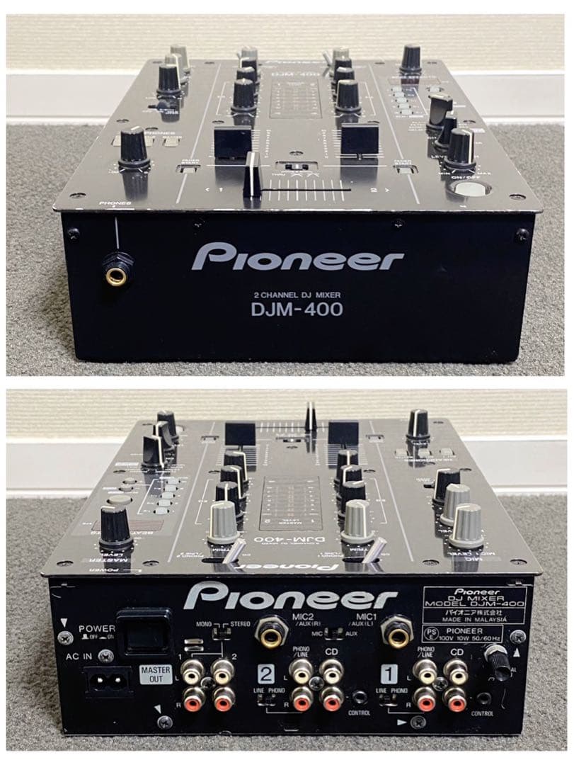 動作未確認 現状品 Pioneer DJM-400 DJミキサー パイオニア