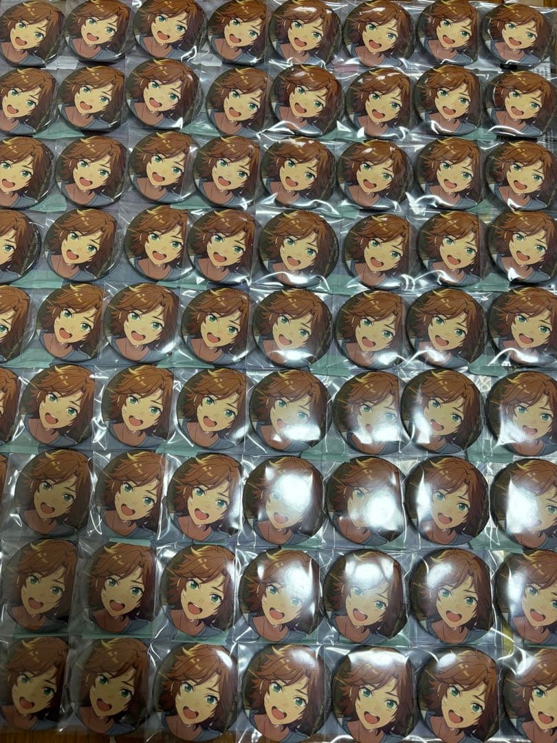 三毛縞斑 幼少期缶バッジ51個