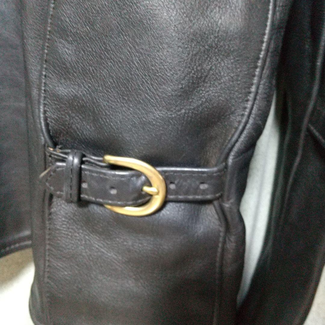 ほぼ新品　バンソン　エンフィールド　４０　レザーシングルライダースジャケット