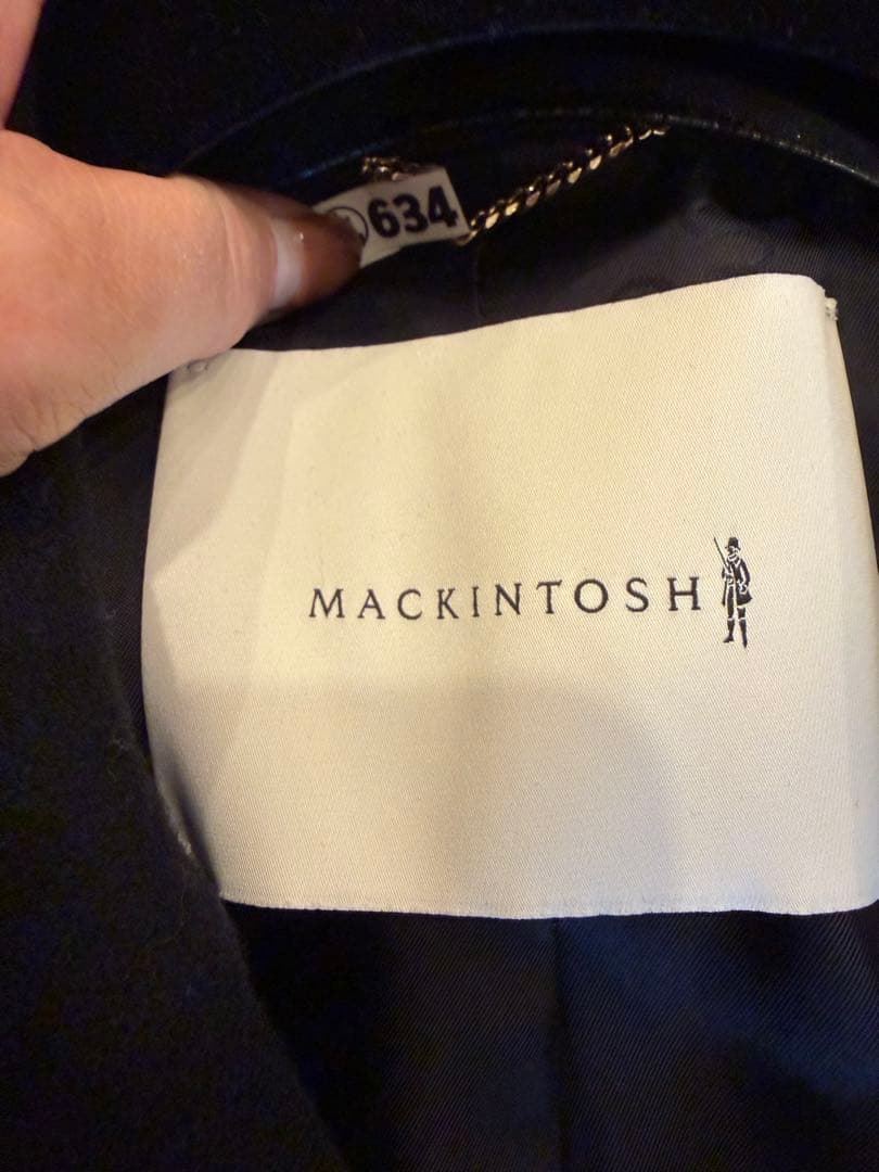 MACKINTOSH 別注HUMBIE チェスターコクーンコートブラック　美品