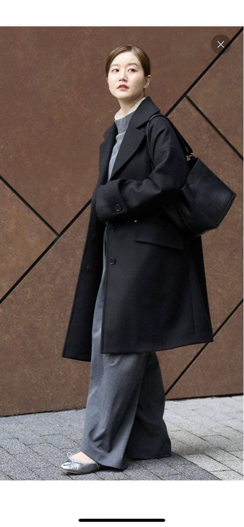 MACKINTOSH 別注HUMBIE チェスターコクーンコートブラック　美品