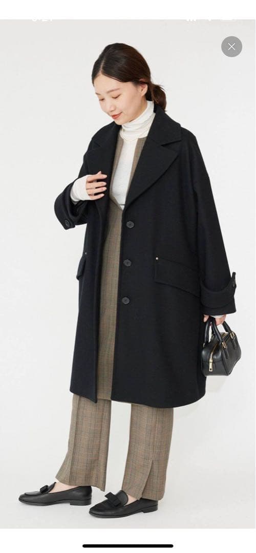 MACKINTOSH 別注HUMBIE チェスターコクーンコートブラック　美品