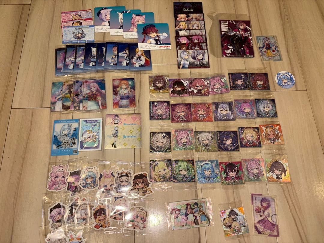 ホロライブステッカー・カードまとめ売り88枚