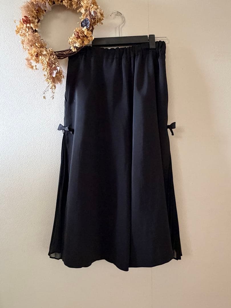 M'S GRACY ブラック ガウチョ、グレーワイドパンツ2点おまとめ