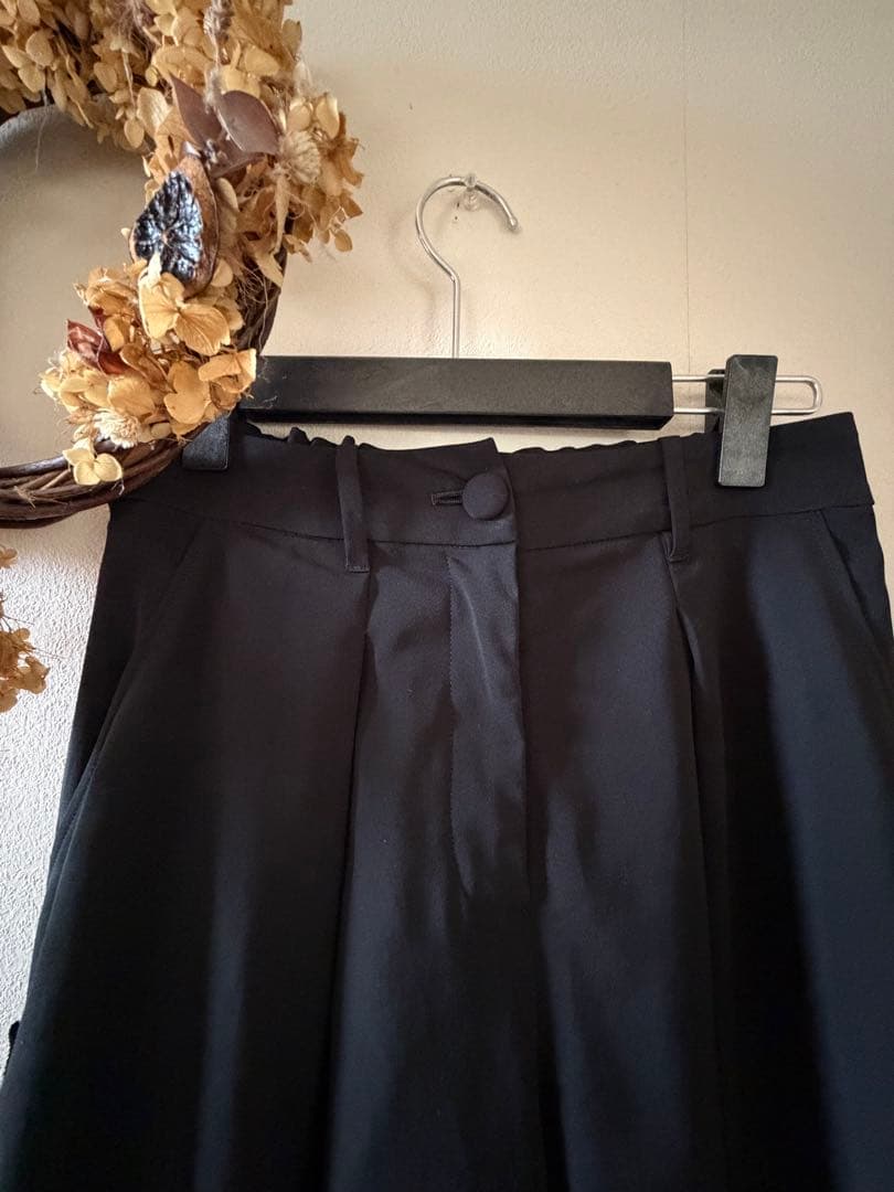 M'S GRACY ブラック ガウチョ、グレーワイドパンツ2点おまとめ