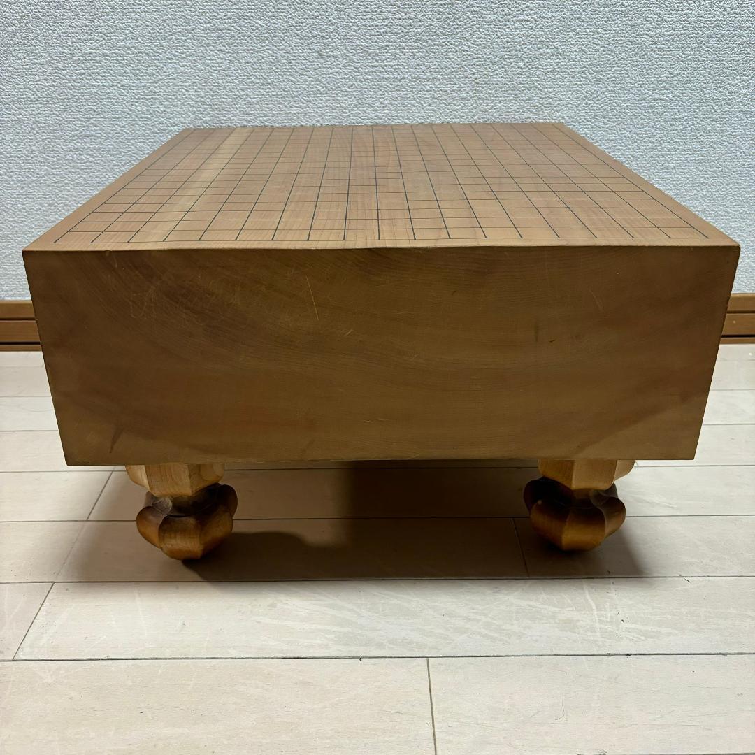 美品☆　碁盤 板目 足付 脚付碁盤