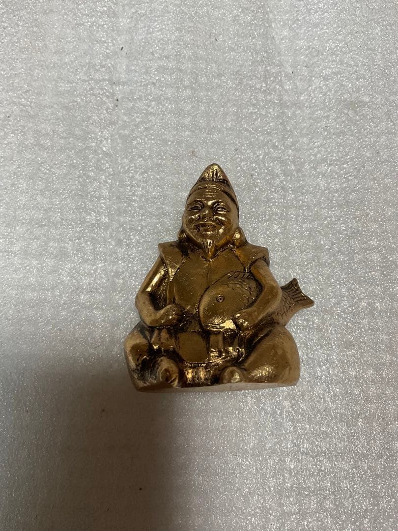 鉄製・七福神。総重量／1.7kg【ケース無し、重量がございます】。