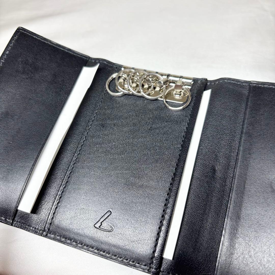 【未使用】　土屋鞄　ヌメ　キーケース　三つ折り　レザー　革　カードケース