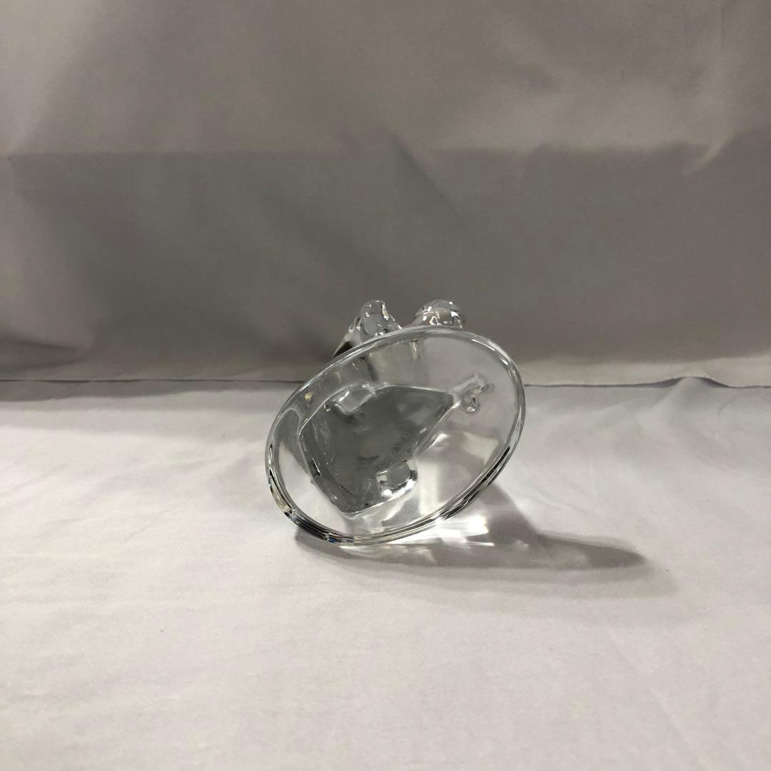 バカラ ゴルフ パターをする男性 アンティーク クリスタル ガラス 置物