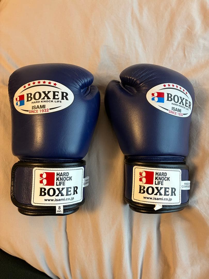 ISAMI BOXER ボクシンググローブ 8oz 本革