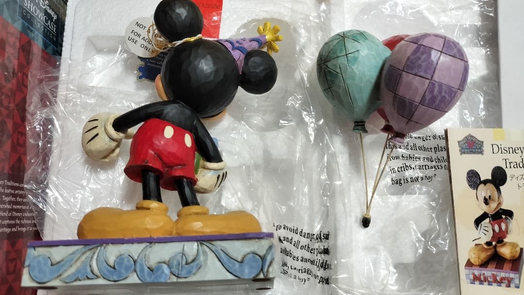 ディズニー　ショーケースコレクション　ミッキーマウス　お祝い　風船　ジム・ショア