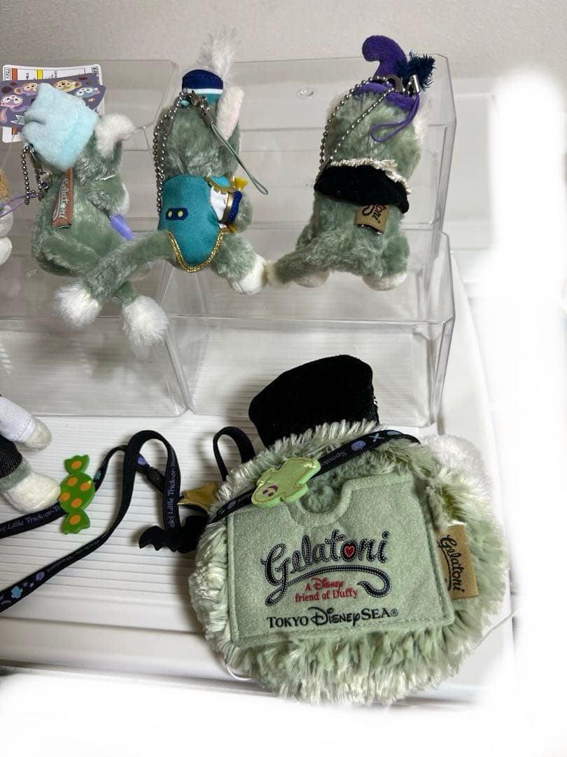 ジェラトーニのぬいぐるみストラップ、ぬいぐるみポーチ（ハロウィン）