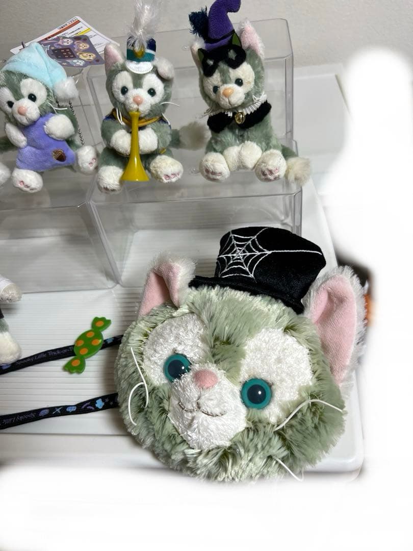 ジェラトーニのぬいぐるみストラップ、ぬいぐるみポーチ（ハロウィン）