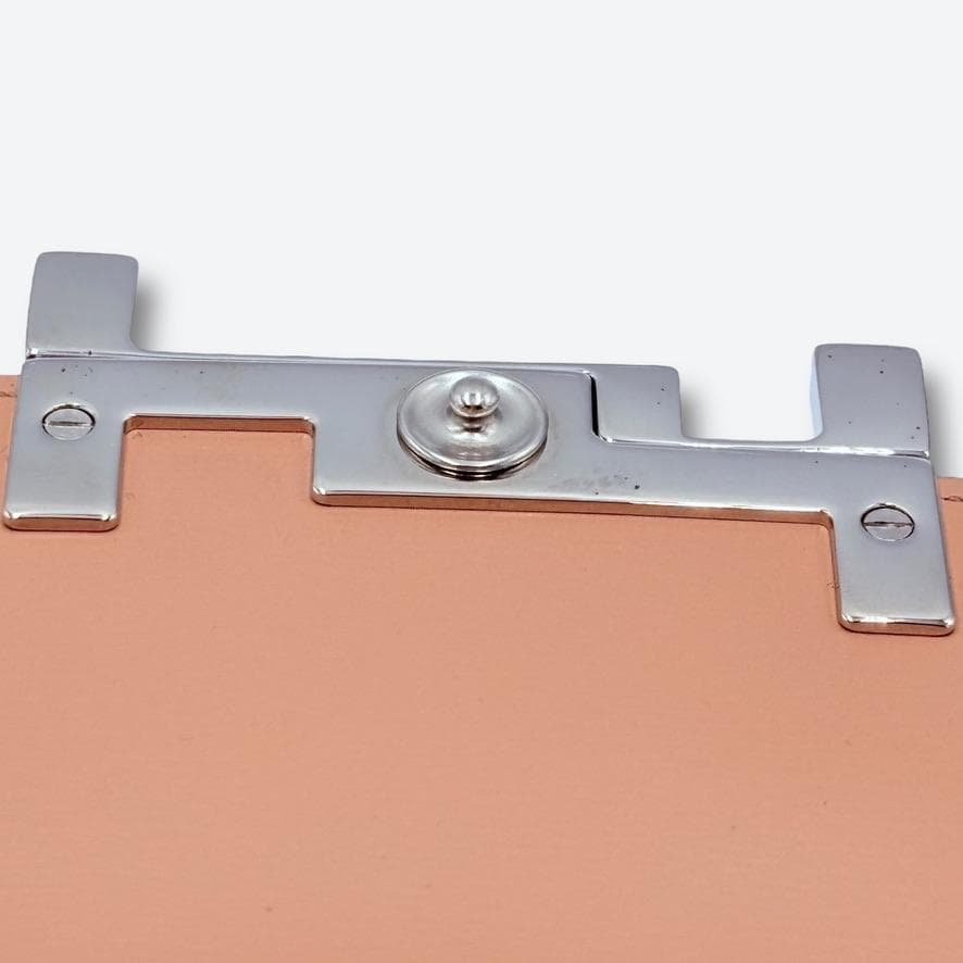 【極美品❣️箱付】TOD'S/二つ折り財布/ピンクベージュ/コンパクト/ダブルT