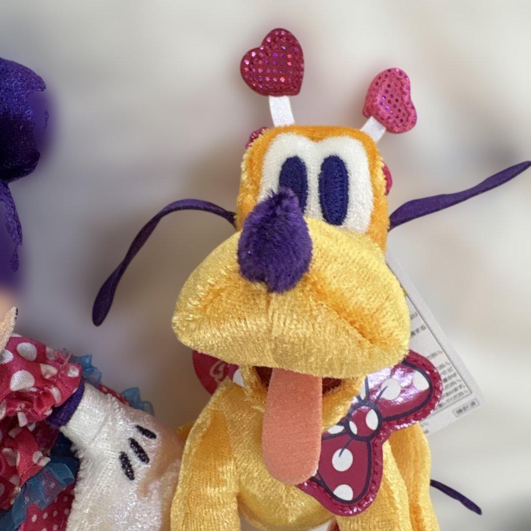 ミニー　ファンダーランド　ミッキー　ミニー　ぬいぐるみバッジ