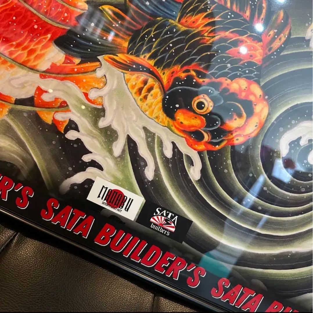 信州まなぶ×SATAbuilder's 金魚図　A1ポスター　佐田ビルダーズ