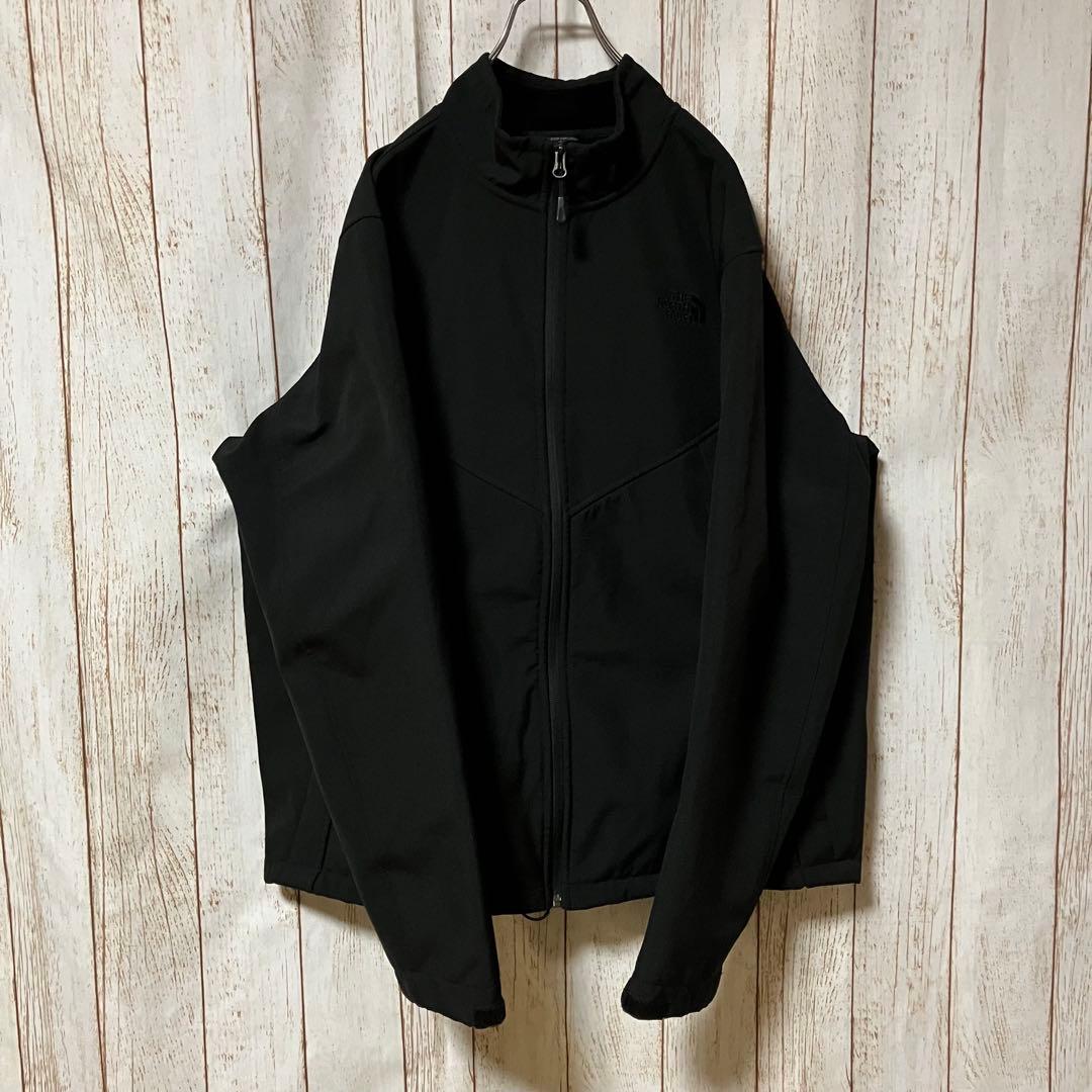 1272 90sノースフェイスソフトシェルジャケットフリースブルゾンUSA古着