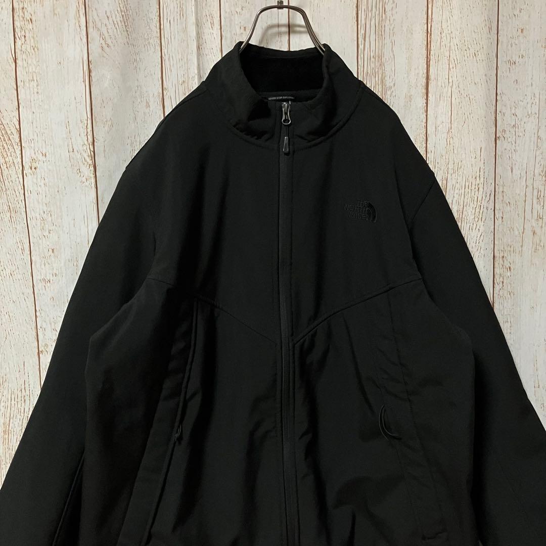 1272 90sノースフェイスソフトシェルジャケットフリースブルゾンUSA古着