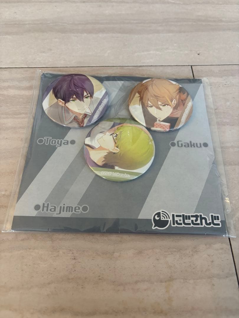 剣持刀也　伏見ガク　渋谷ハジメ　PASH ポートレートタオル　バッジセット