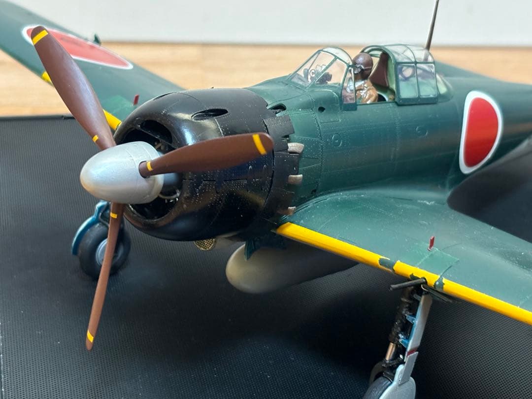 タミヤ 1/32 零戦52型 リアルサウンド・アクションセット 完成品 ジャンク