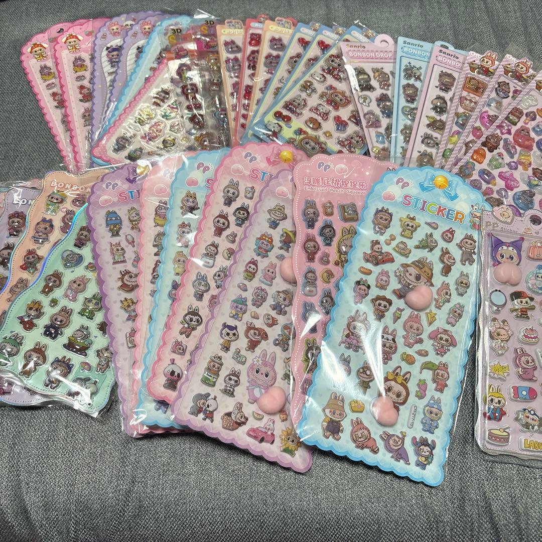 らぶぶ シール ダイヤモンドアート大量詰め合わせセット