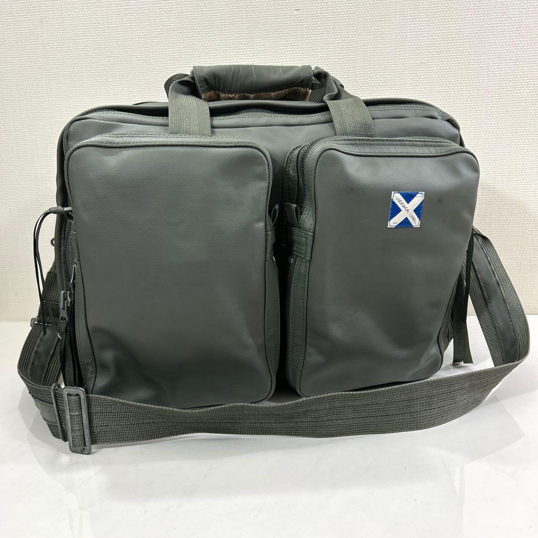 LUGGAGE LABEL ラゲッジレーベル　カーキ ビジネスバッグ　拡張