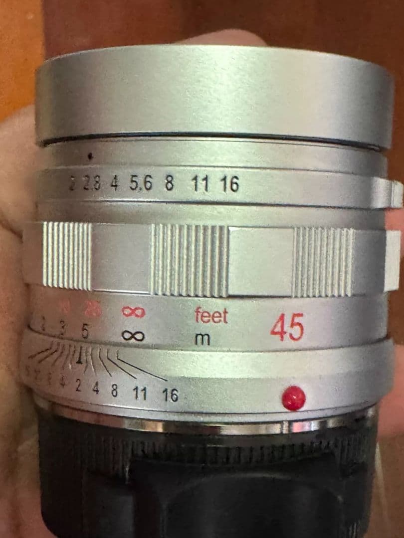 leica Mマウント CONTAX G 45mm F2 レンズ シルバー