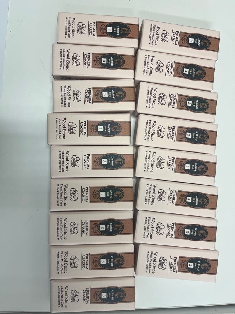 WOOD STONE Bbクラリネットリード ハンドセレクト 3、17箱