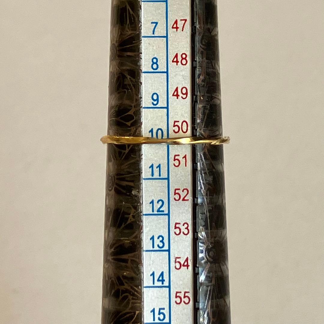 K18 18金　10号　リング　19