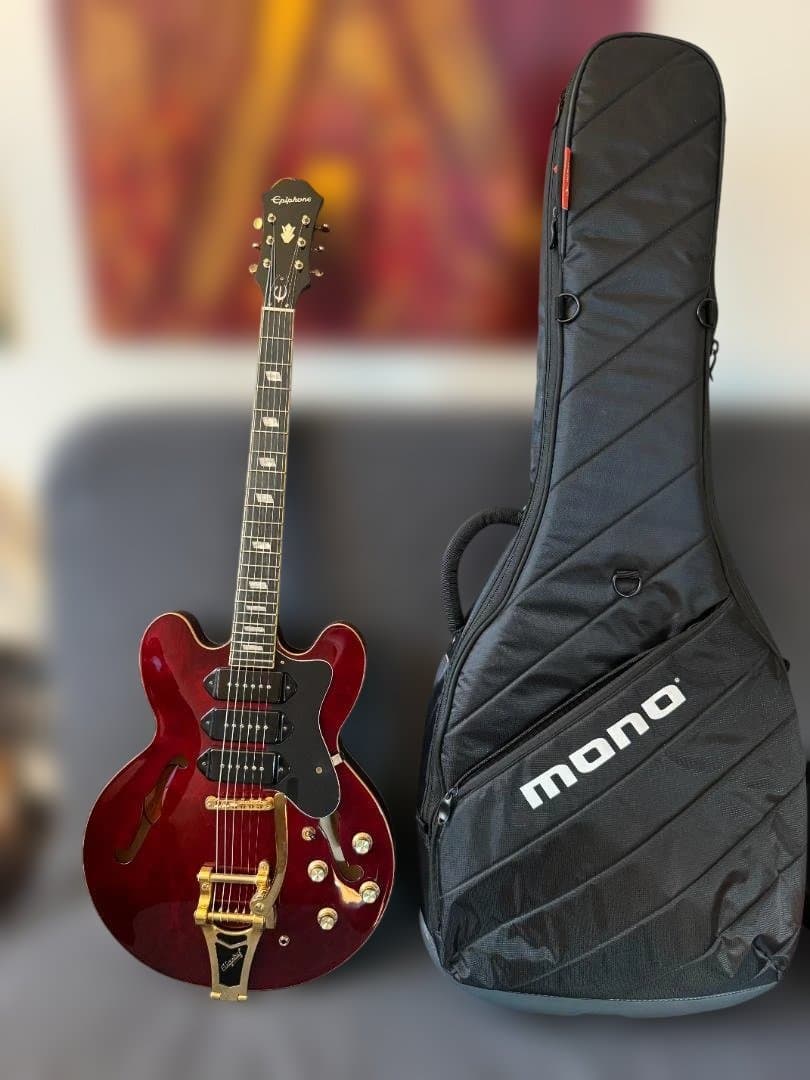 Epiphone Riviera Custom P93 + Monoバッグ 美品