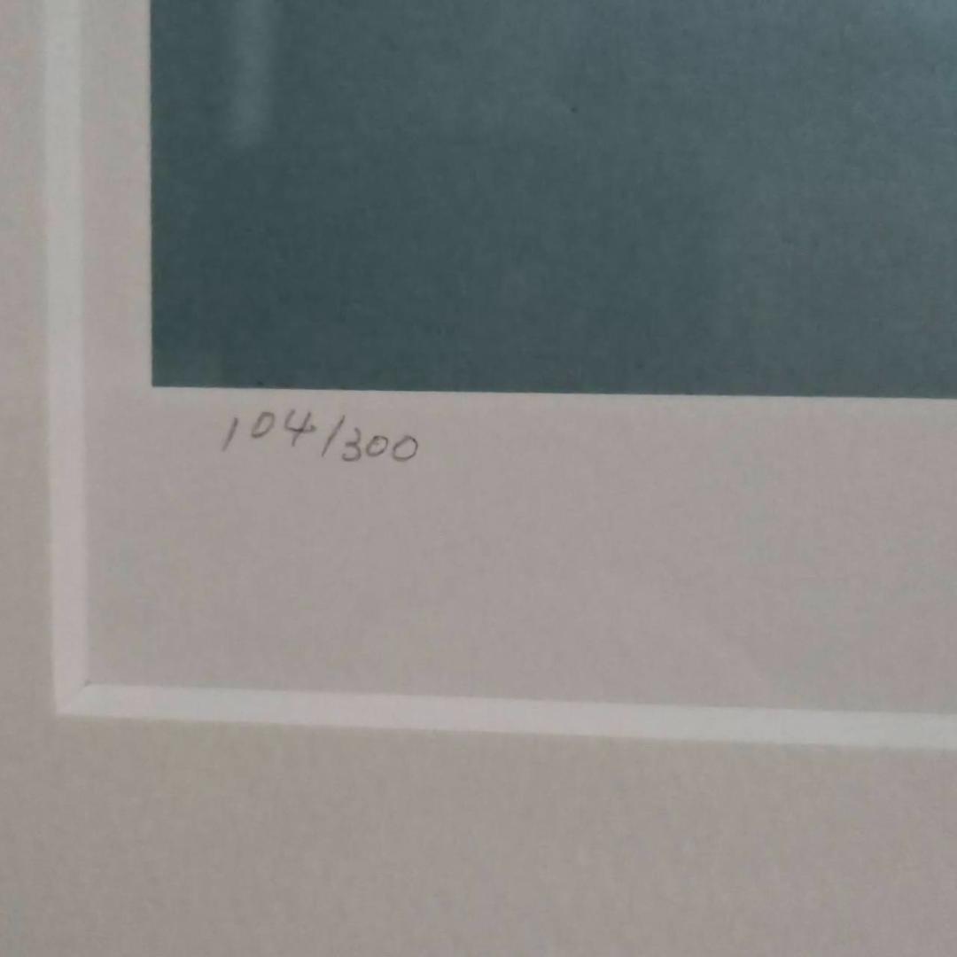 藤城清治　つり橋は僕のハープ　レフグラフ　直筆サイン　保証