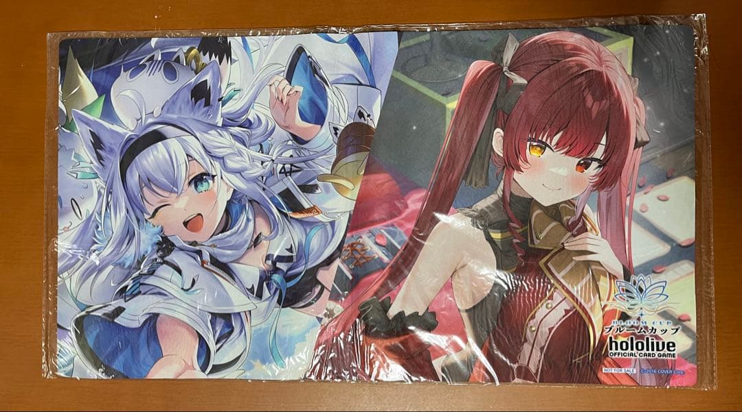 ブルームカップ　プレイマット　白上フブキ　宝鐘マリン