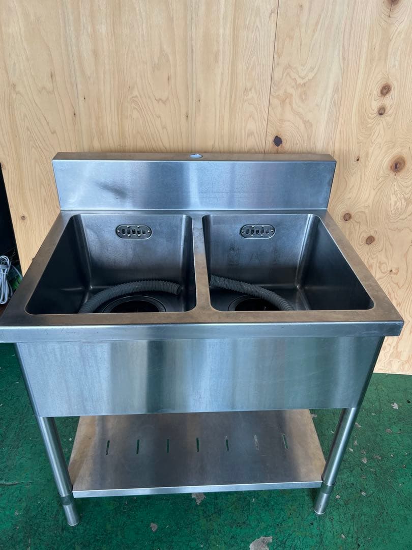 2槽シンク 800x600x785(+150)