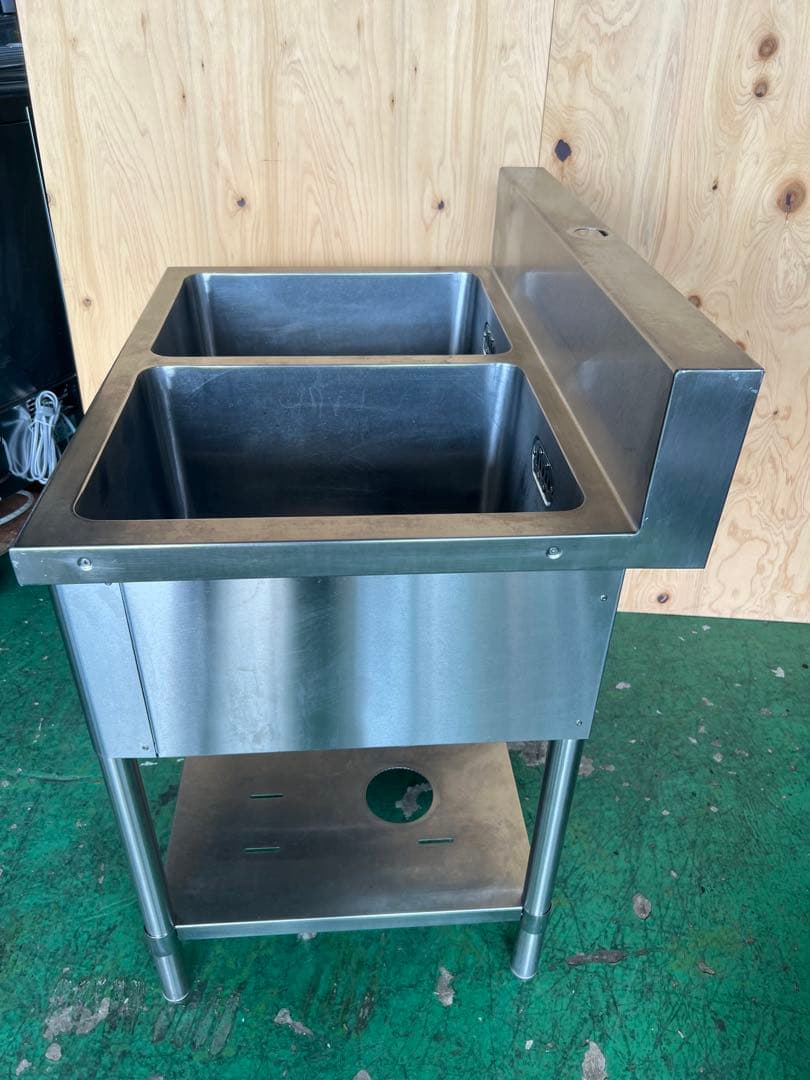 2槽シンク 800x600x785(+150)