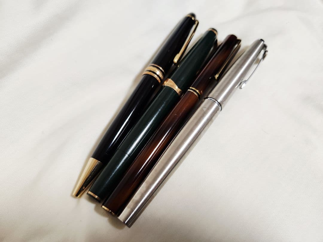 万年筆とボールペン4本モンブランパーカーセーラーヴィンテージアンティーク