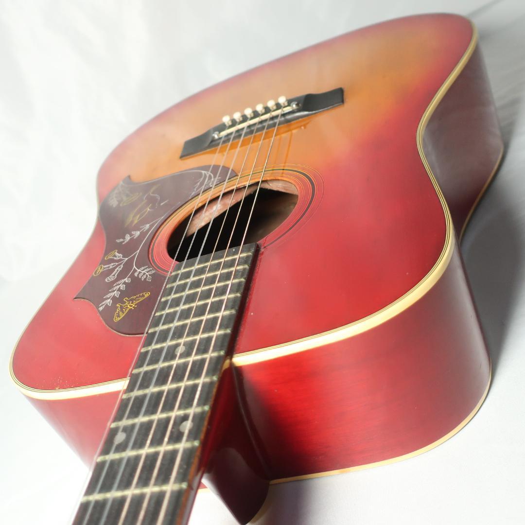 Aria ハミングバードタイプ アコースティックギター チェリーサンバースト