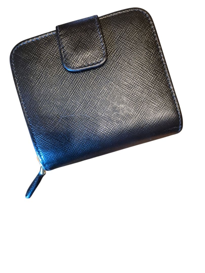 ＰＲＡＤＡ　プラダ　サフィアーノ　ケース　ラウンドファスナー　ブラック y