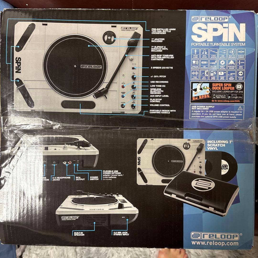 Reloop SPIN ポータブルターンテーブル