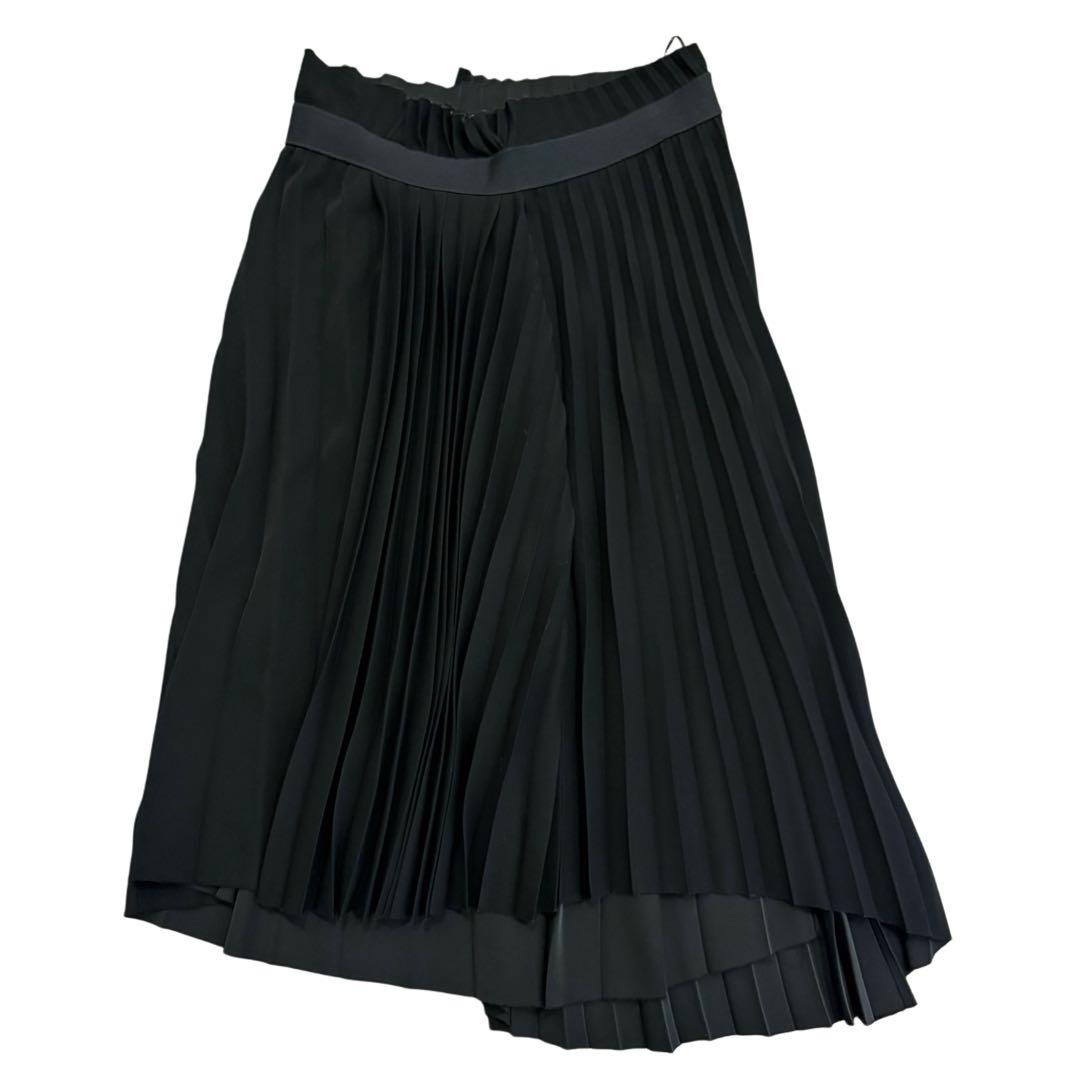 バレンシアガ 正規 ロゴプリーツスカートBALENCIAGA