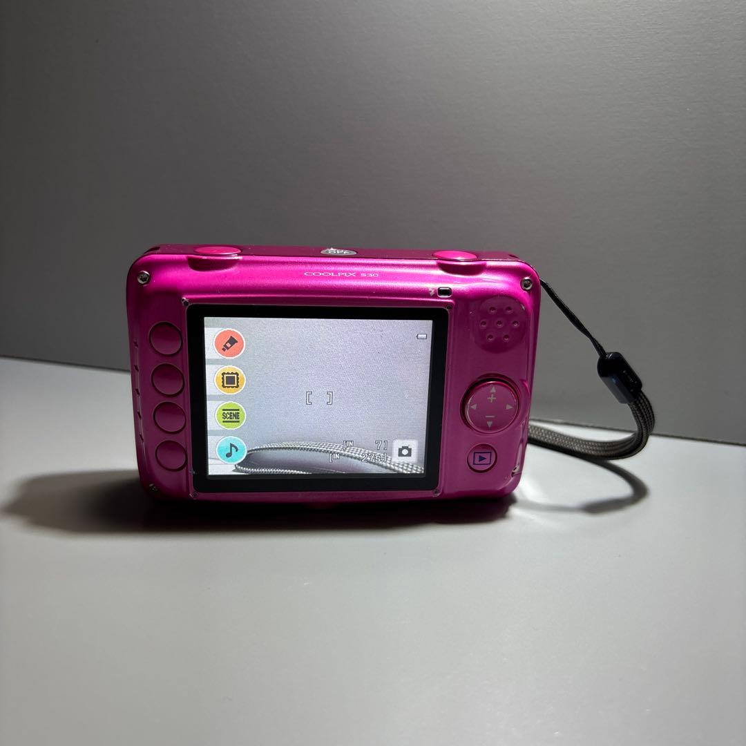 Nikon COOLPIX S30 ピンク S30PK デジカメ