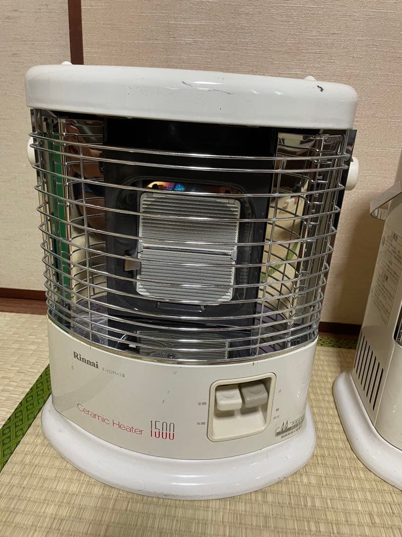 リンナイ　ガス赤外線ストーブ　都市ガスR-452PMSⅢ 動作未確認　一台のみ