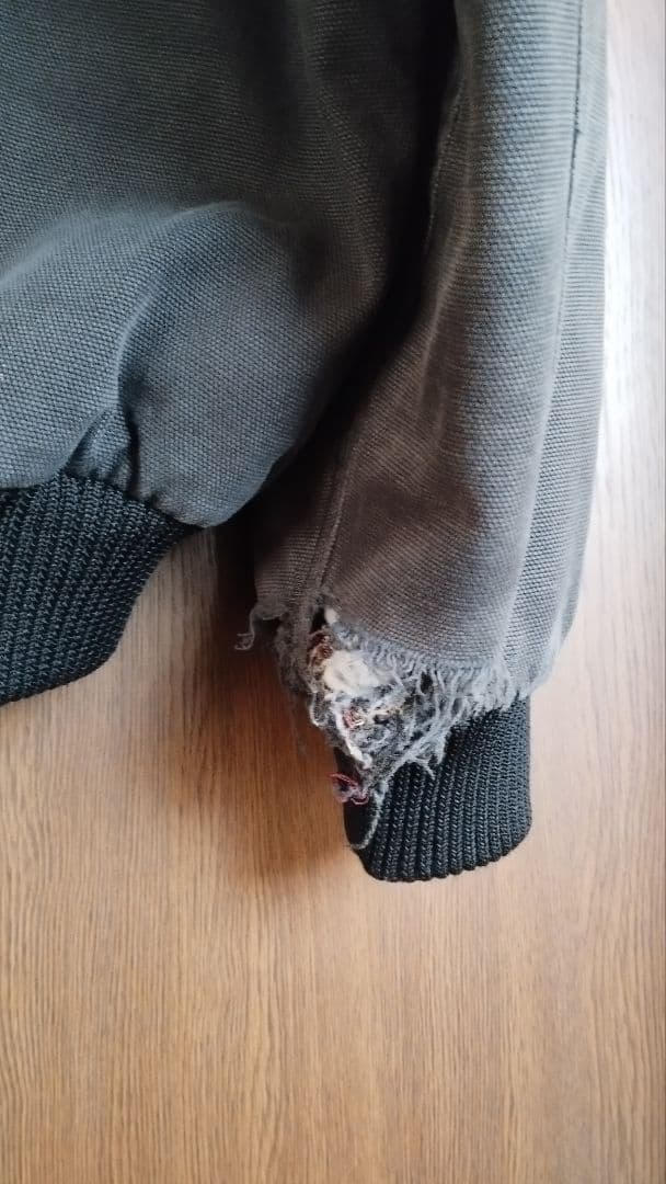 ボロの美学！雰囲気系 ダック地アクティブジャケット カーハートワーク系