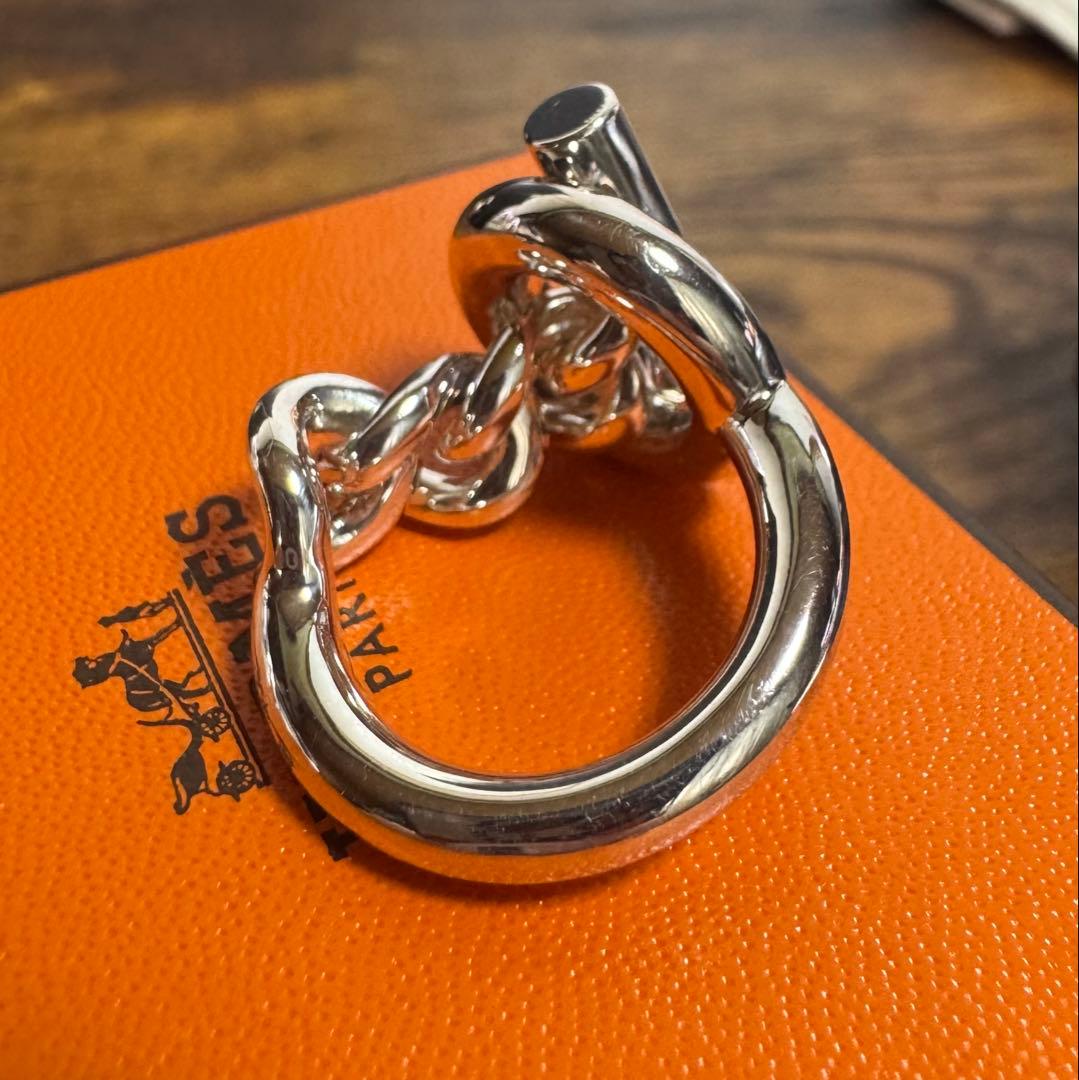 HERMES エルメス クロワゼット リングGM 53 使用数回