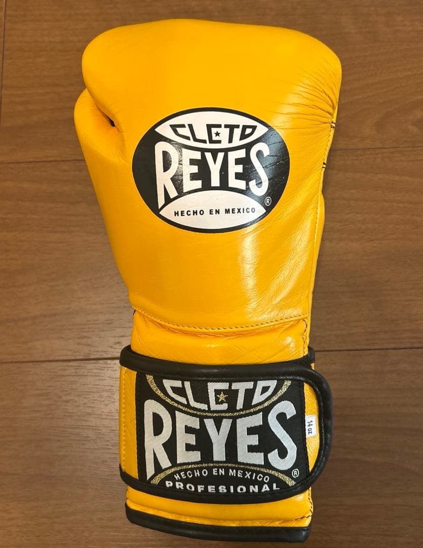 【美品】REYES 14oz　グローブ　黄色　イエロー
