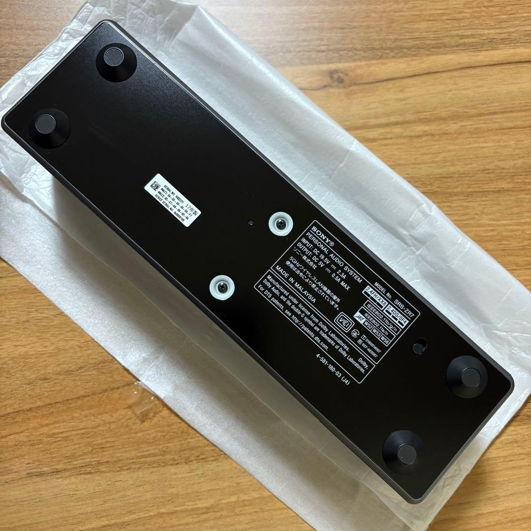 2個セット SONY ワイヤレススピーカー ハイレゾ対応 SRS-ZR7 B