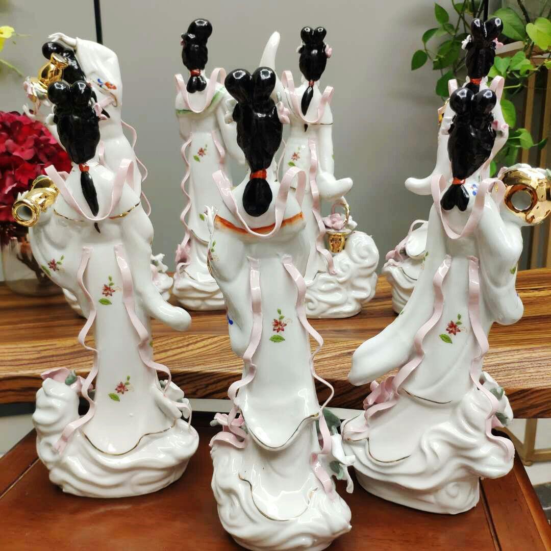 七仙女セラミックス人物置物(計7体)